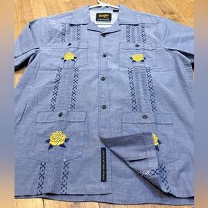 Howler Brothers - ACL 2025 Yellow Rose Collection Guayabera - MEDIUM NWT